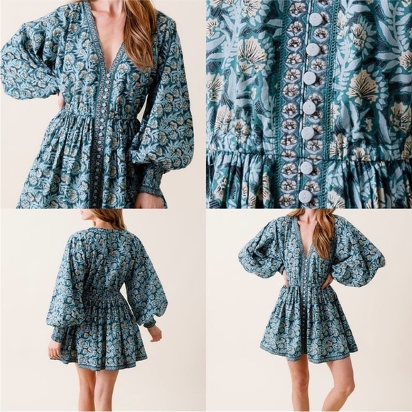 OMIKA - Harper Mini Dress - Margo Clover - Picture 7 of 13